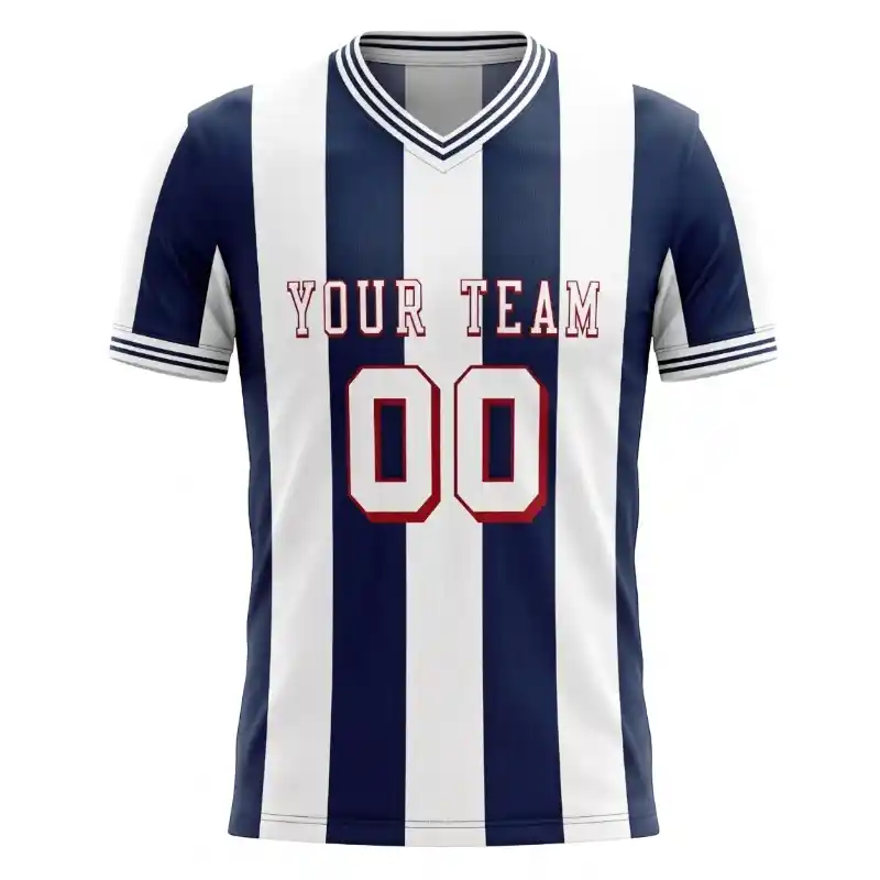 Custom Family Soccer Jersey Navy White Personalized Matching Couples Football Shirt Soccer Dad Tee Youth Sports Outfit Parent Child Kit