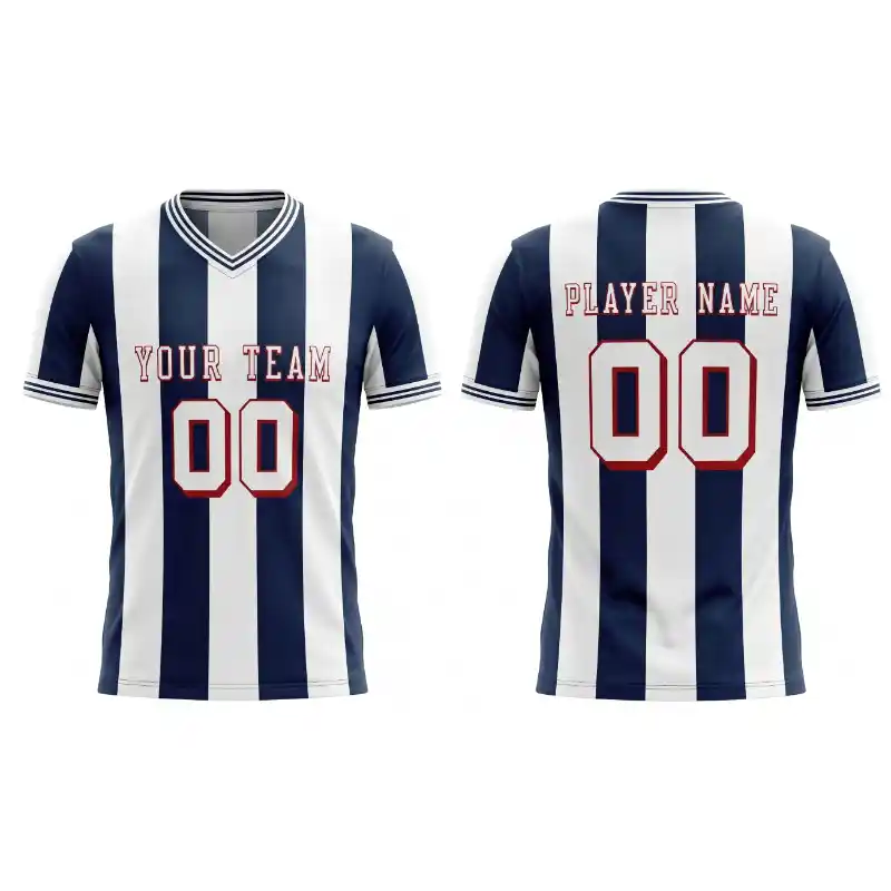 Custom Family Soccer Jersey Navy White Personalized Matching Couples Football Shirt Soccer Dad Tee Youth Sports Outfit Parent Child Kit